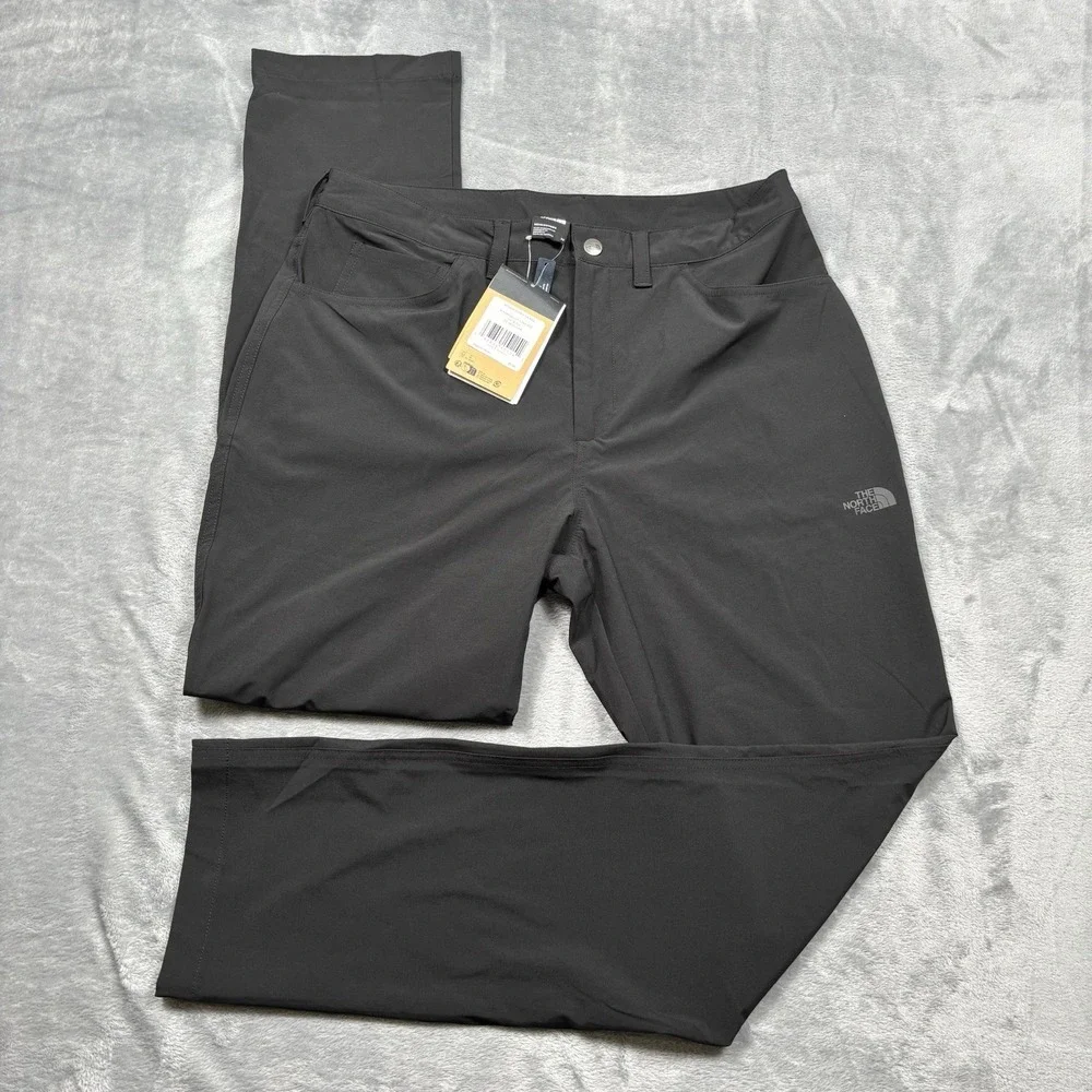 The North Face Paramount Trail Pants Men's Asphalt Black Flash Dry 34x32 Regular